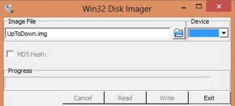 Win32 Disk Imager: Creare copie immagini ISO su unità flash