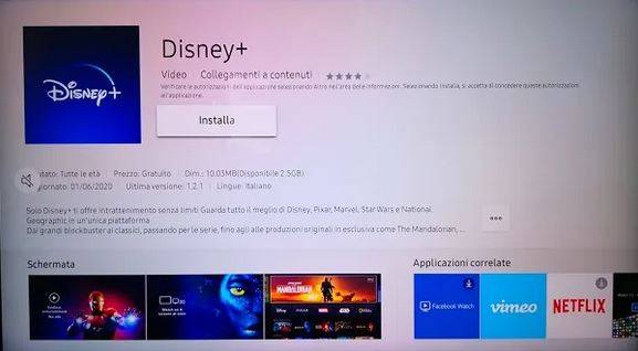 Download Disney Plus Smart TV Samsung