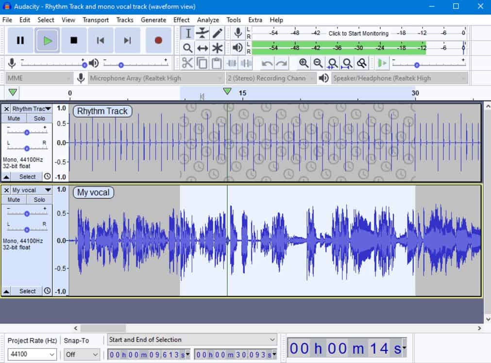 Audacity (voce registrata)