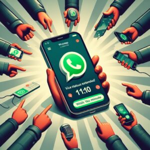 WhatsApp: Stati vocali estesi a un minuto