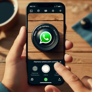 WhatsApp migliora controlli zoom fotocamera