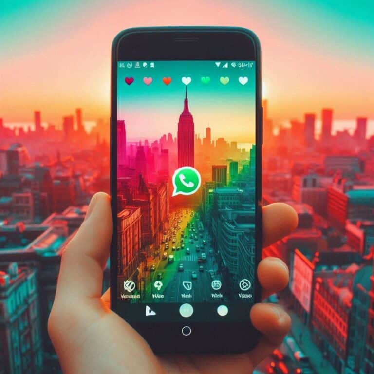 WhatsApp: filtro sfumato per stato