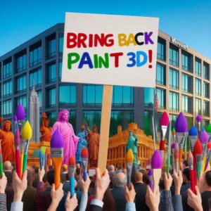 Microsoft Rimuove Paint 3D Definitivamente