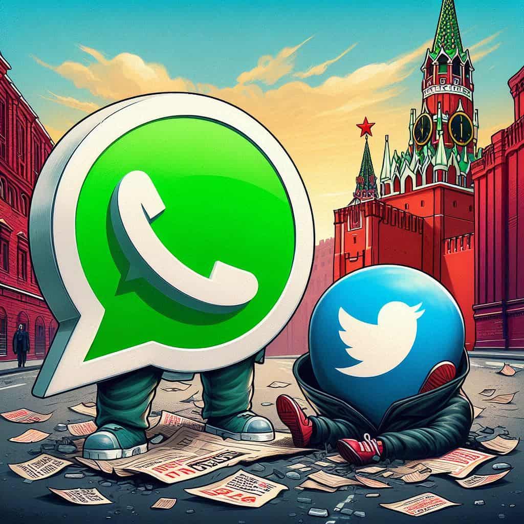 WhatsApp e Telegram down in Russia: prove di censura?