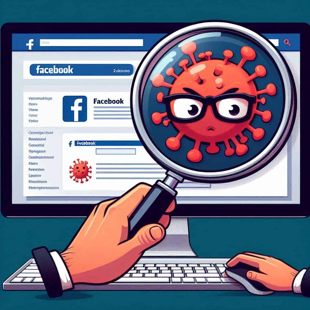 Eliminare un virus su Facebook rapidamente