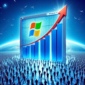 Windows 11: crescita del market share