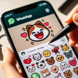 WhatsApp consente la creazione e condivisione di sticker