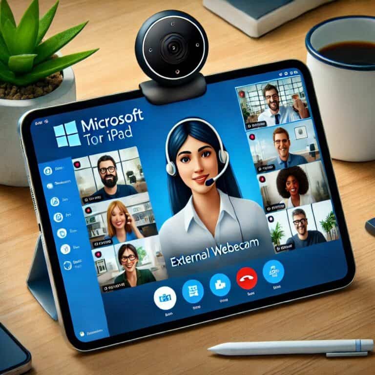 Microsoft Teams per iPad: Supporto webcam esterne