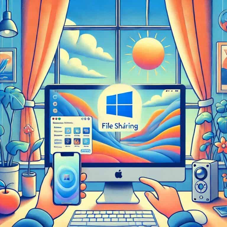 Windows 11: condivisione file con iPhone