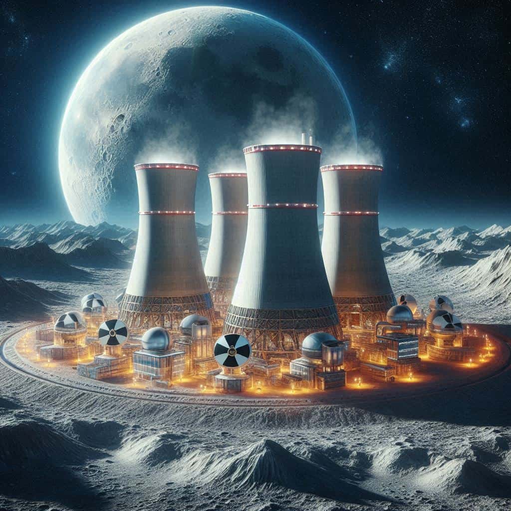 Reattori nucleari italiani sulla Luna