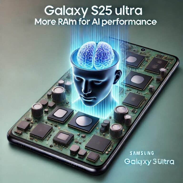 Samsung Galaxy S25 Ultra: più RAM per prestazioni AI