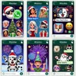 WhatsApp, effetti per videochiamate e stickers per Capodanno